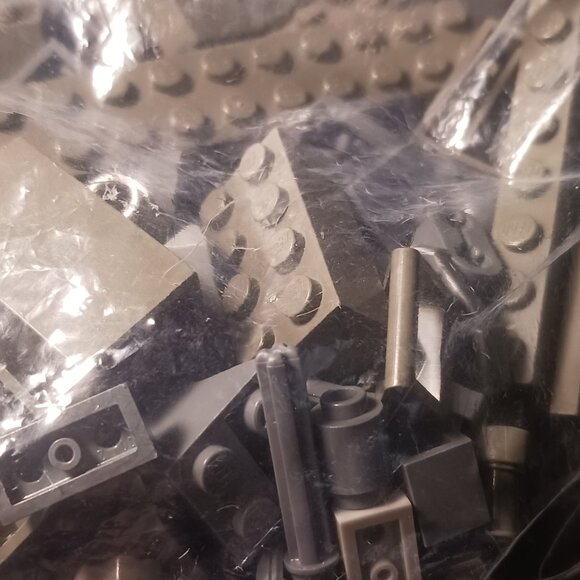 Lego - Bulk - Mixed Bluish Grey Pieces - Classic Bluish Grey mixed too 8.8oz - Picture 2 of 8